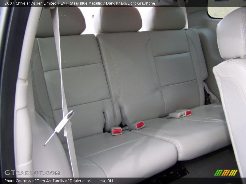 Steel Blue Metallic / Dark Khaki/Light Graystone 2007 Chrysler Aspen Limited HEMI