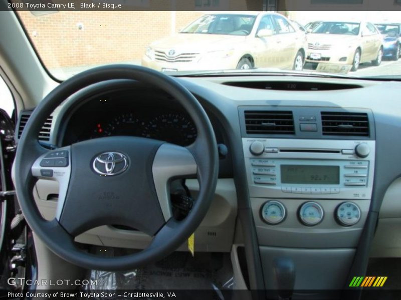 Black / Bisque 2008 Toyota Camry LE
