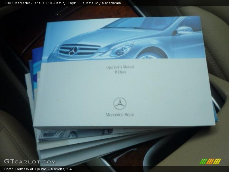 Capri Blue Metallic / Macadamia 2007 Mercedes-Benz R 350 4Matic