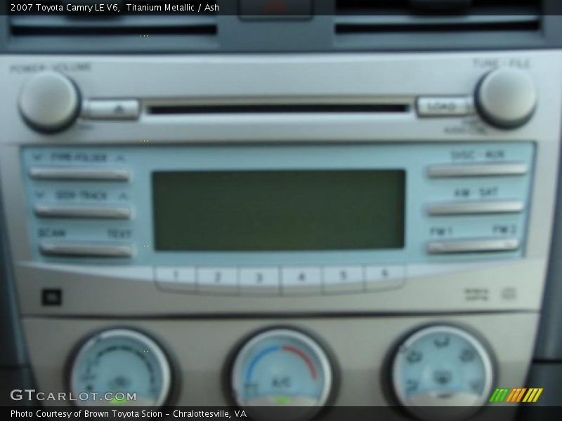 Titanium Metallic / Ash 2007 Toyota Camry LE V6