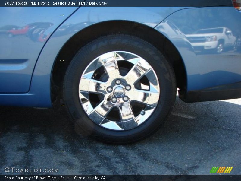 Seaside Blue Pearl / Dark Gray 2007 Toyota Prius Hybrid
