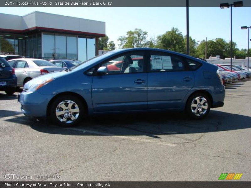 Seaside Blue Pearl / Dark Gray 2007 Toyota Prius Hybrid