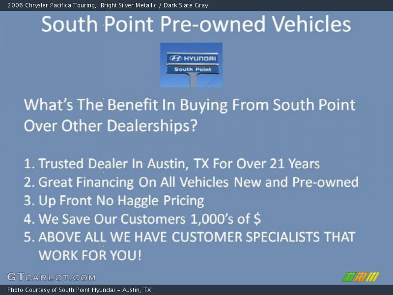 Bright Silver Metallic / Dark Slate Gray 2006 Chrysler Pacifica Touring