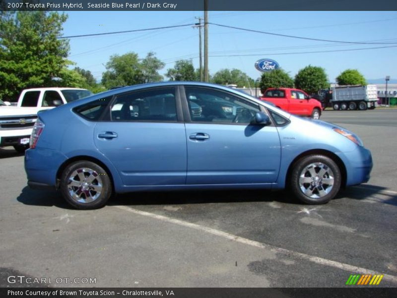 Seaside Blue Pearl / Dark Gray 2007 Toyota Prius Hybrid