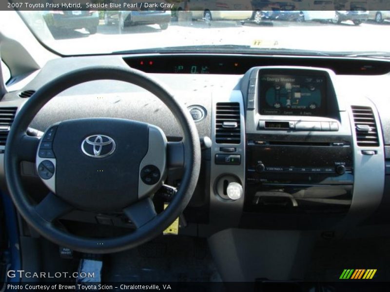 Seaside Blue Pearl / Dark Gray 2007 Toyota Prius Hybrid