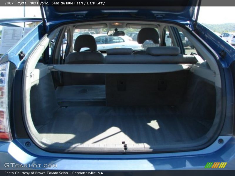 Seaside Blue Pearl / Dark Gray 2007 Toyota Prius Hybrid