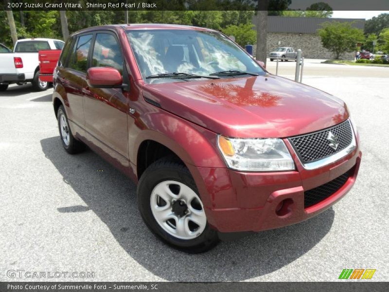 Shining Red Pearl / Black 2007 Suzuki Grand Vitara