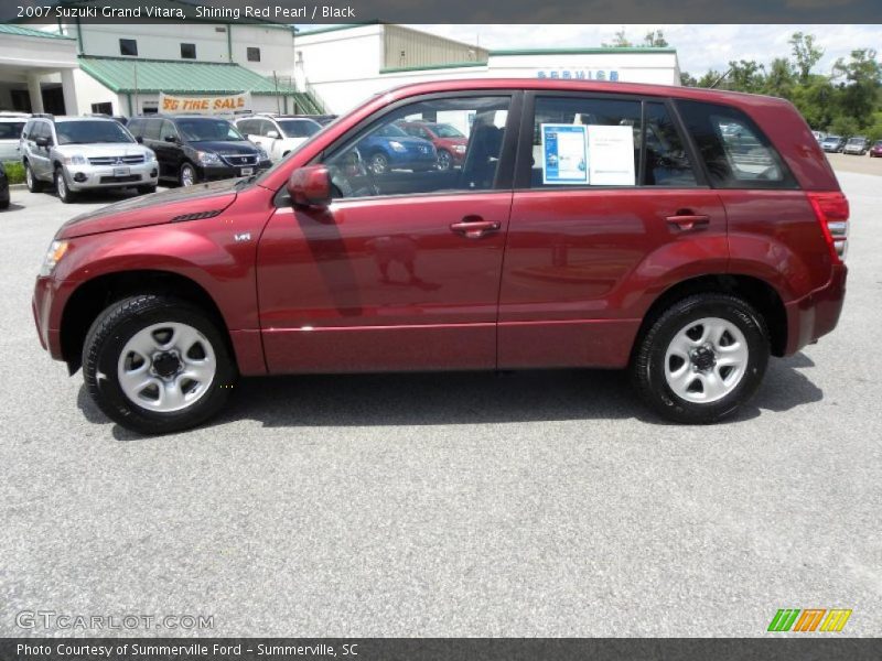 Shining Red Pearl / Black 2007 Suzuki Grand Vitara
