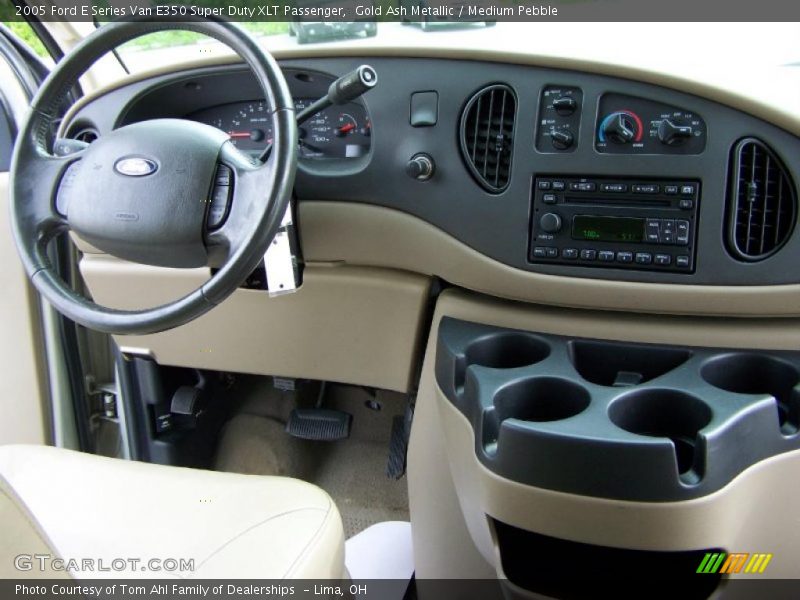 Gold Ash Metallic / Medium Pebble 2005 Ford E Series Van E350 Super Duty XLT Passenger