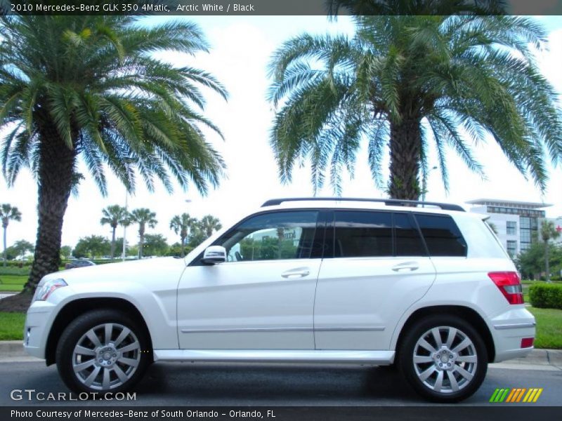 Arctic White / Black 2010 Mercedes-Benz GLK 350 4Matic