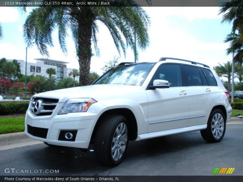 Arctic White / Black 2010 Mercedes-Benz GLK 350 4Matic