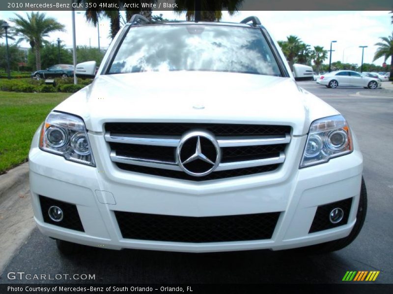 Arctic White / Black 2010 Mercedes-Benz GLK 350 4Matic