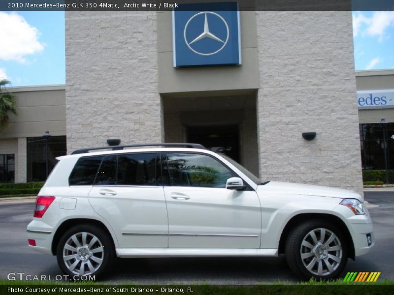 Arctic White / Black 2010 Mercedes-Benz GLK 350 4Matic