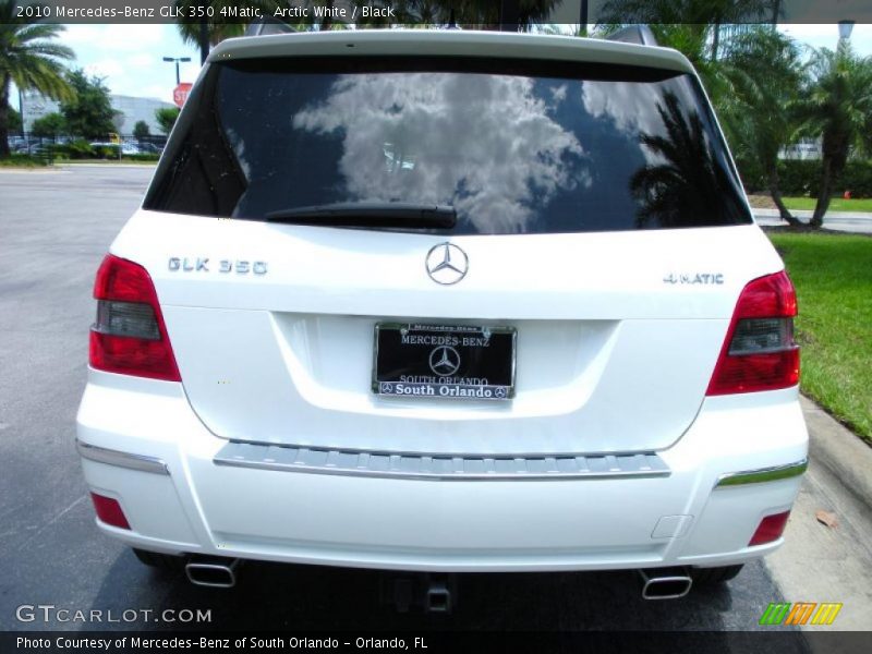 Arctic White / Black 2010 Mercedes-Benz GLK 350 4Matic