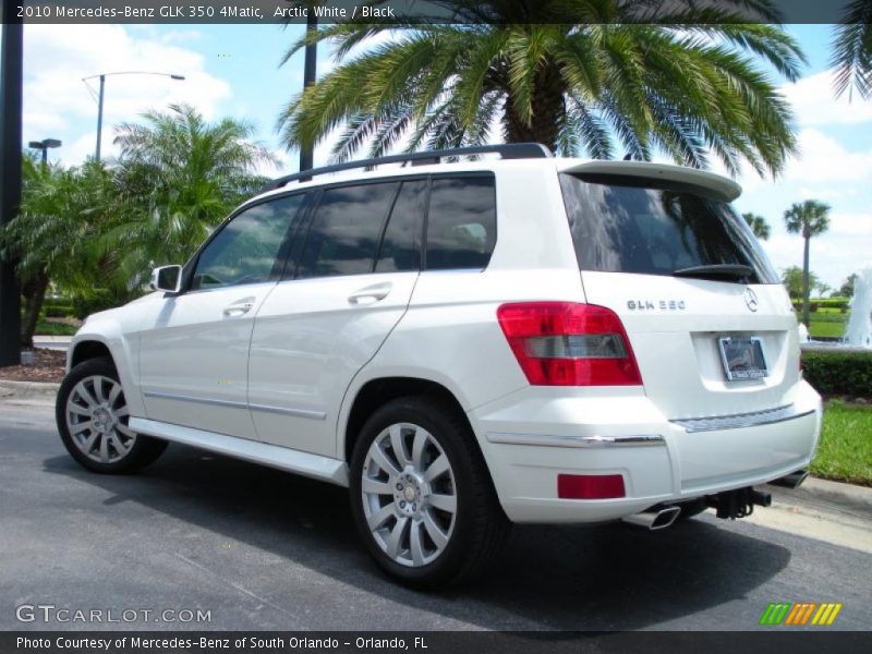 Arctic White / Black 2010 Mercedes-Benz GLK 350 4Matic