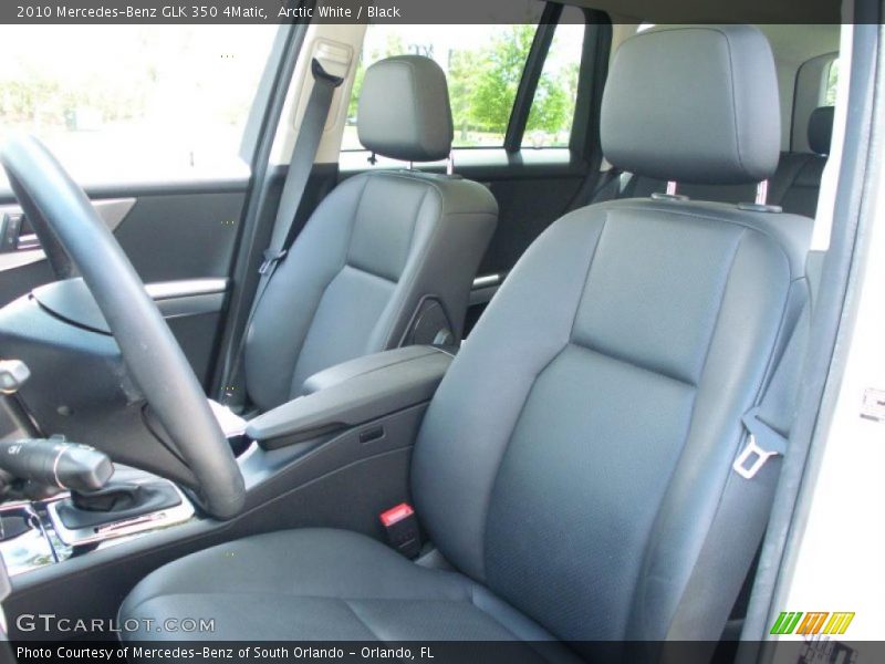 Arctic White / Black 2010 Mercedes-Benz GLK 350 4Matic