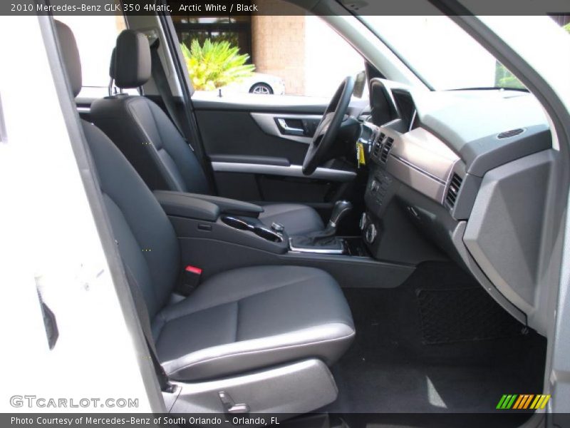 Arctic White / Black 2010 Mercedes-Benz GLK 350 4Matic