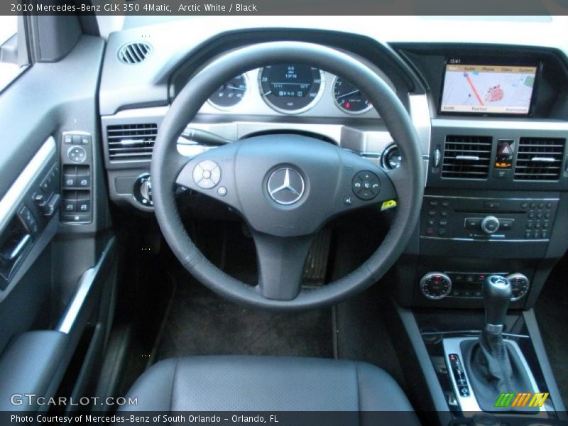 Arctic White / Black 2010 Mercedes-Benz GLK 350 4Matic