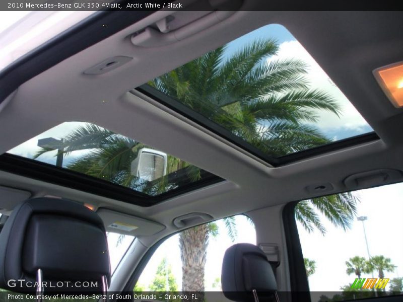 Arctic White / Black 2010 Mercedes-Benz GLK 350 4Matic
