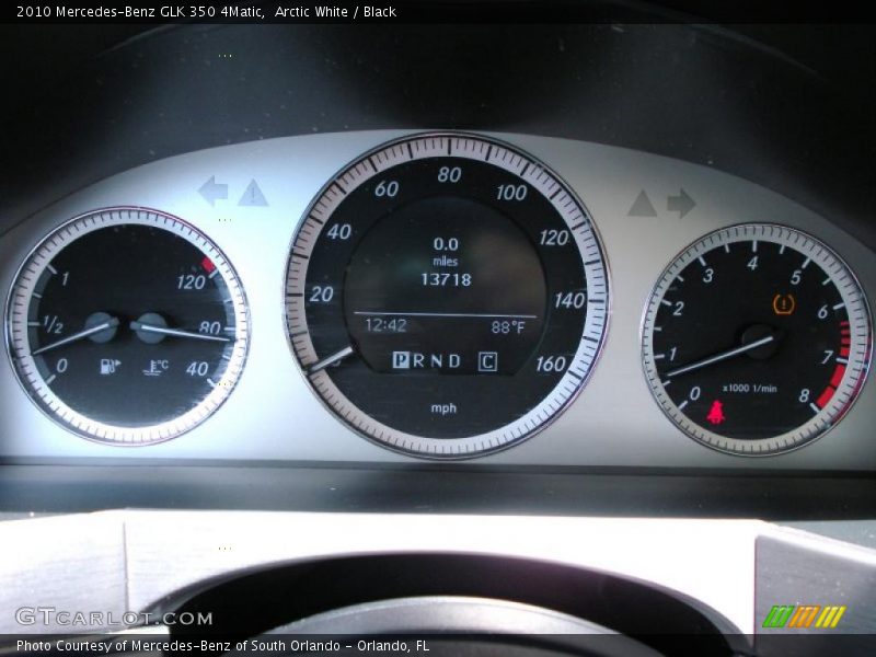 Arctic White / Black 2010 Mercedes-Benz GLK 350 4Matic