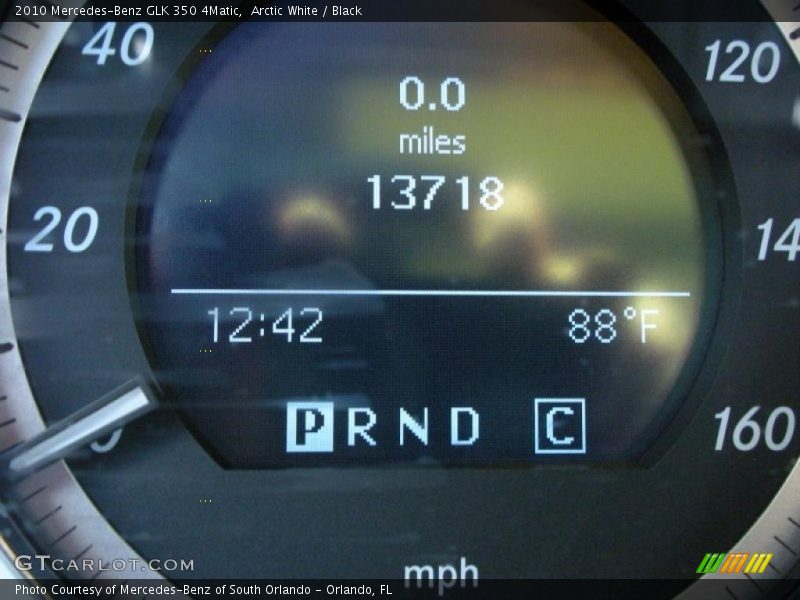 Arctic White / Black 2010 Mercedes-Benz GLK 350 4Matic