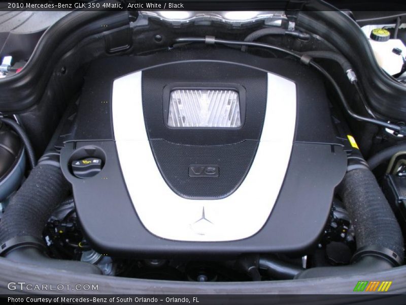 Arctic White / Black 2010 Mercedes-Benz GLK 350 4Matic