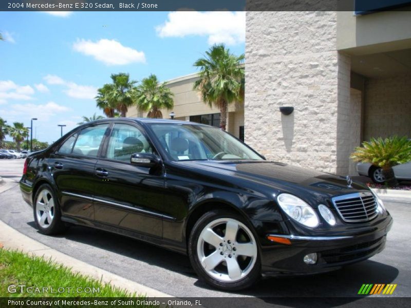 Black / Stone 2004 Mercedes-Benz E 320 Sedan
