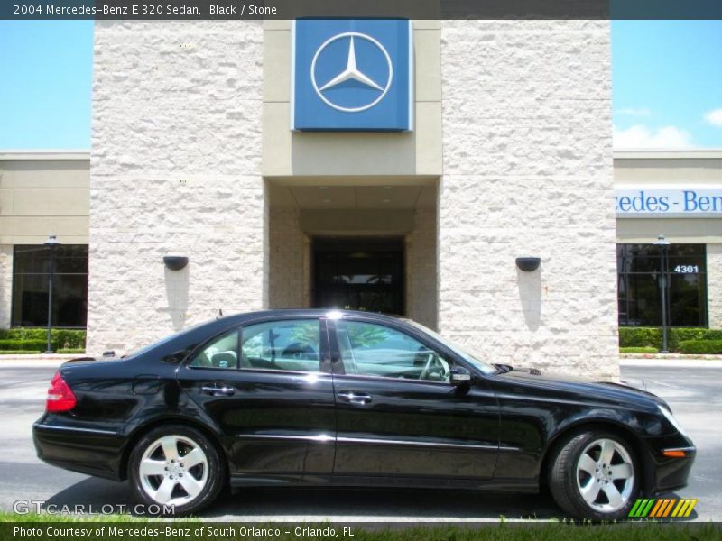 Black / Stone 2004 Mercedes-Benz E 320 Sedan