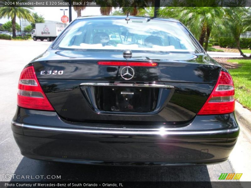 Black / Stone 2004 Mercedes-Benz E 320 Sedan
