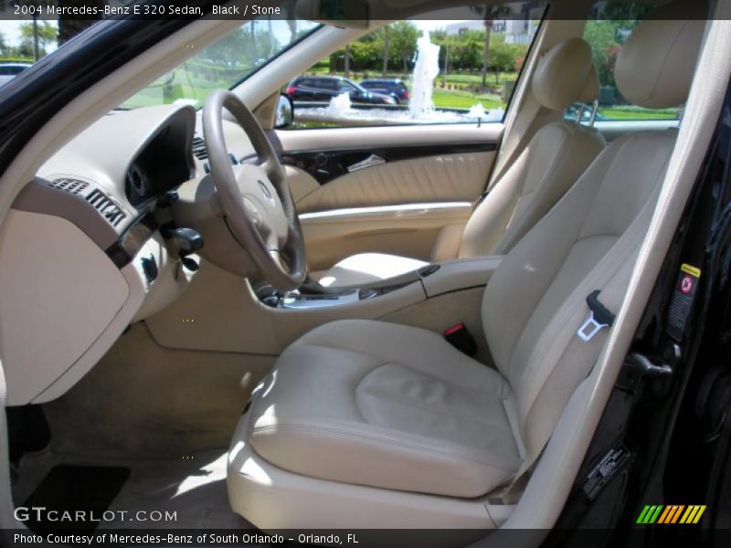Black / Stone 2004 Mercedes-Benz E 320 Sedan