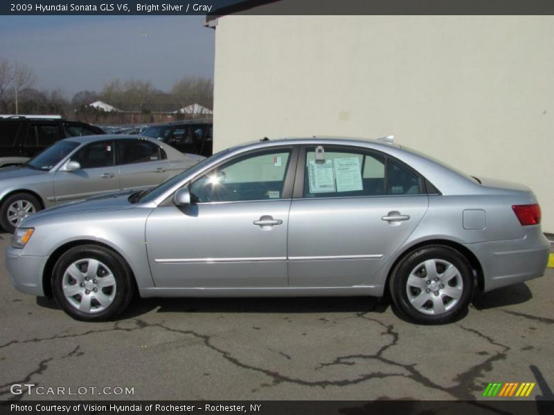 Bright Silver / Gray 2009 Hyundai Sonata GLS V6