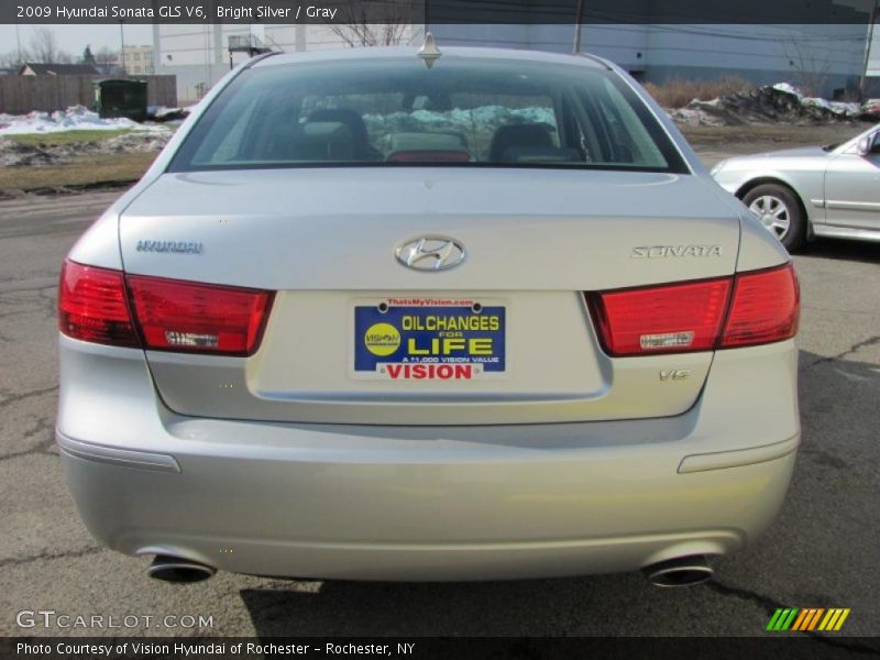 Bright Silver / Gray 2009 Hyundai Sonata GLS V6