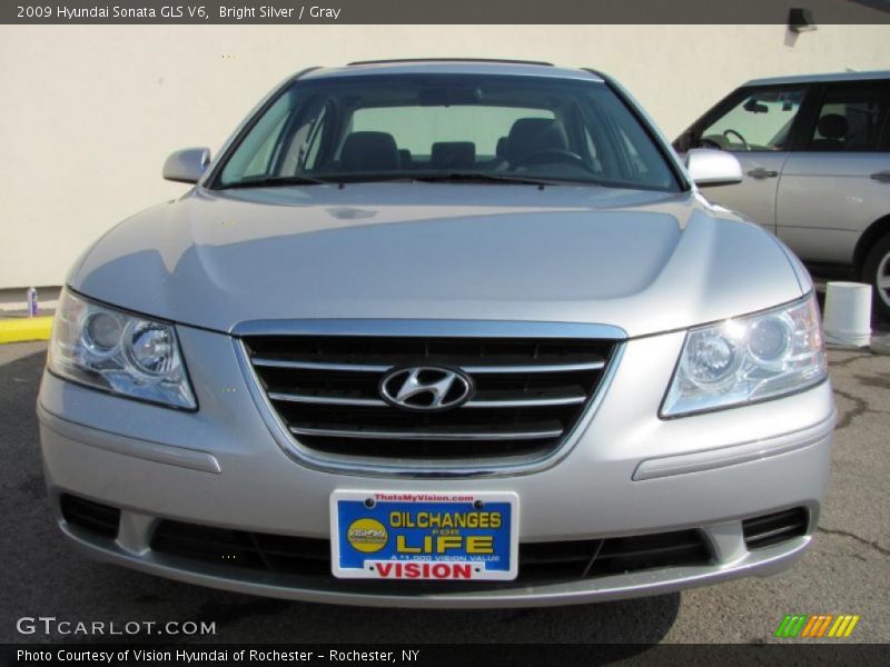 Bright Silver / Gray 2009 Hyundai Sonata GLS V6