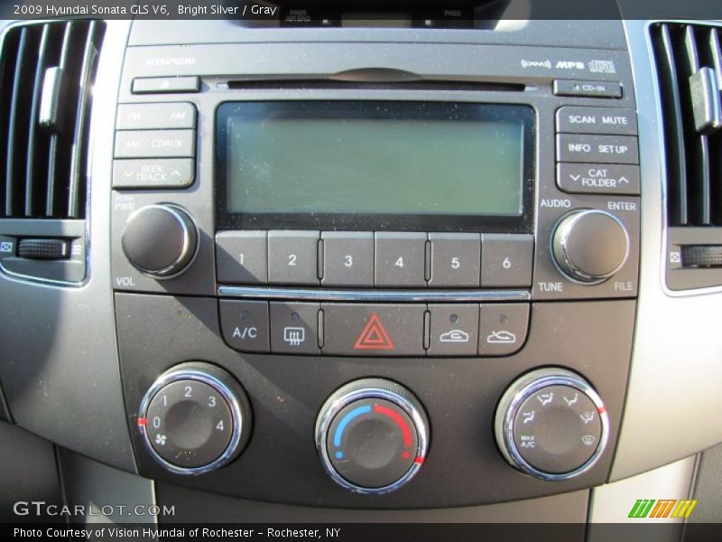 Bright Silver / Gray 2009 Hyundai Sonata GLS V6