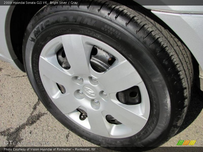Bright Silver / Gray 2009 Hyundai Sonata GLS V6