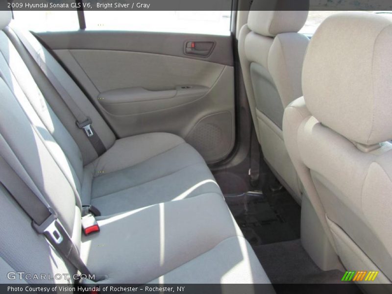 Bright Silver / Gray 2009 Hyundai Sonata GLS V6