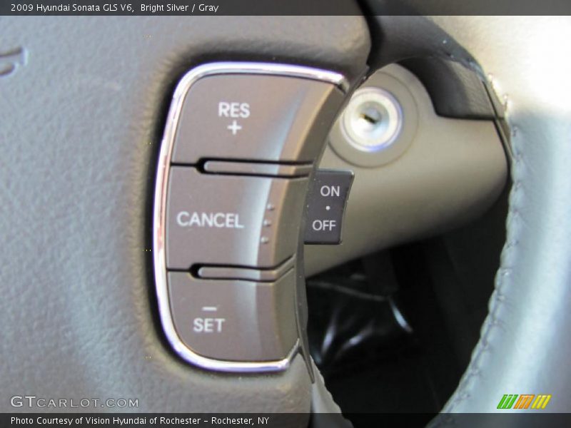 Bright Silver / Gray 2009 Hyundai Sonata GLS V6