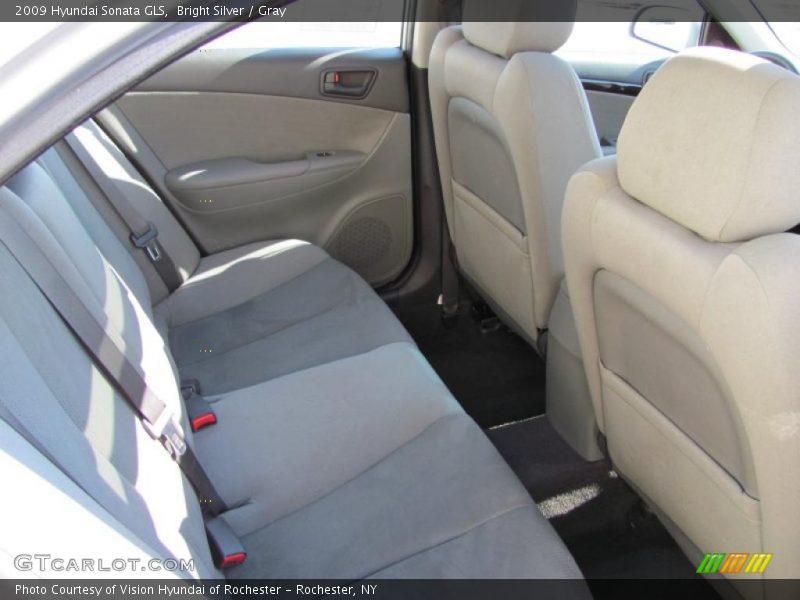 Bright Silver / Gray 2009 Hyundai Sonata GLS