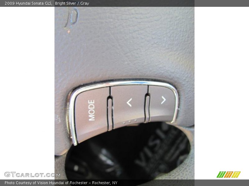 Bright Silver / Gray 2009 Hyundai Sonata GLS
