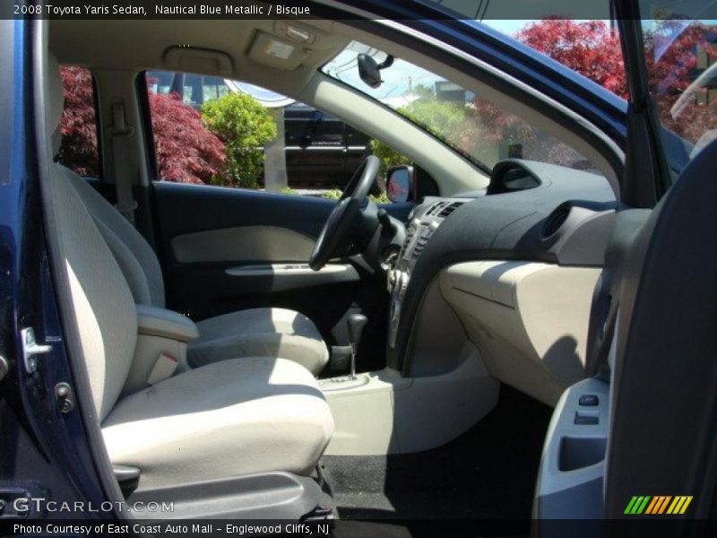 Nautical Blue Metallic / Bisque 2008 Toyota Yaris Sedan