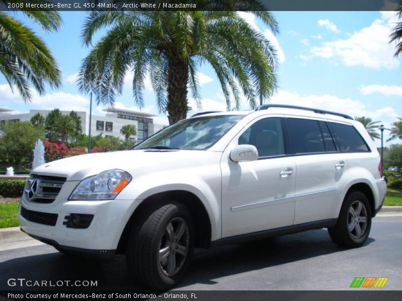 Arctic White / Macadamia 2008 Mercedes-Benz GL 450 4Matic