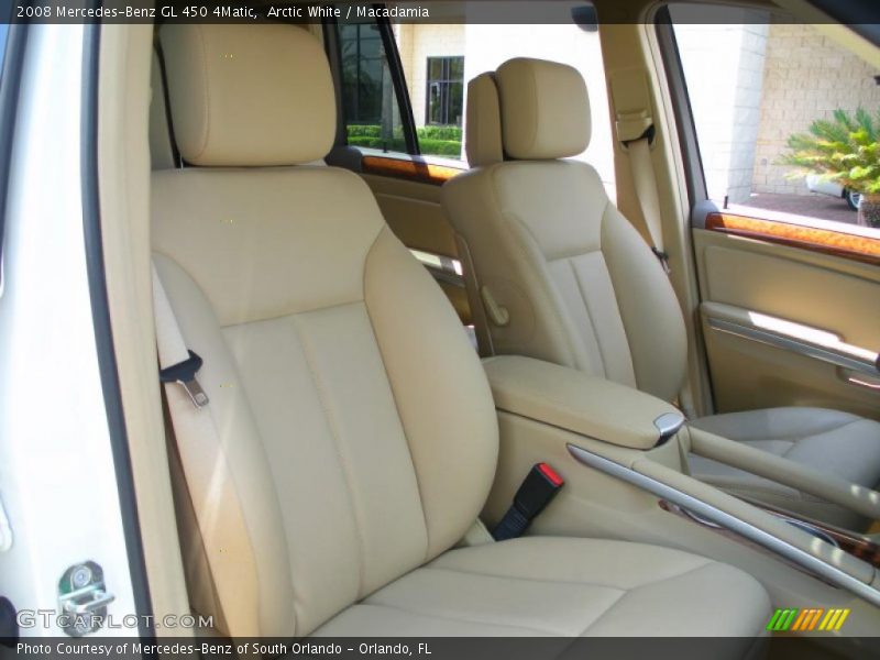 Arctic White / Macadamia 2008 Mercedes-Benz GL 450 4Matic
