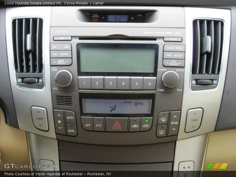 Cocoa Metallic / Camel 2009 Hyundai Sonata Limited V6