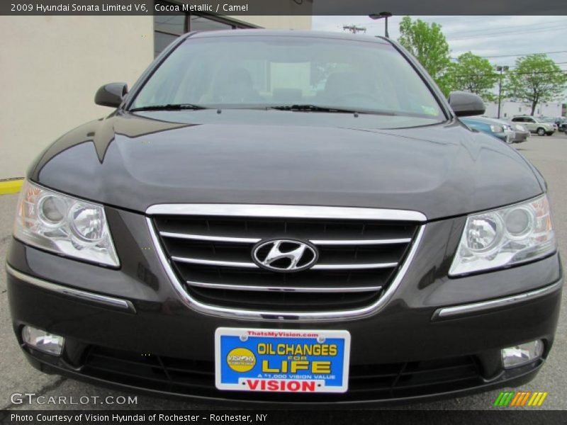 Cocoa Metallic / Camel 2009 Hyundai Sonata Limited V6
