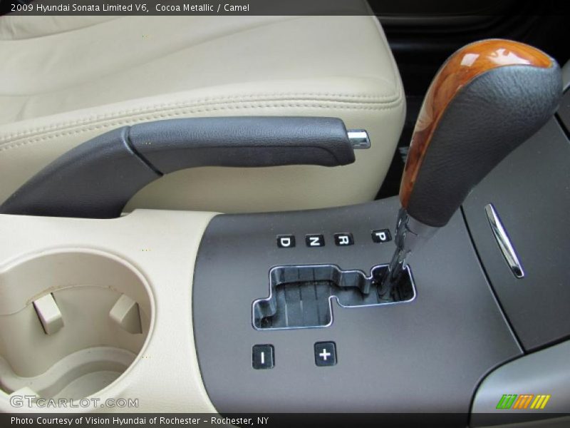 Cocoa Metallic / Camel 2009 Hyundai Sonata Limited V6