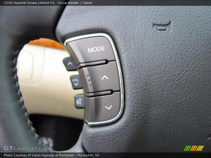 Cocoa Metallic / Camel 2009 Hyundai Sonata Limited V6