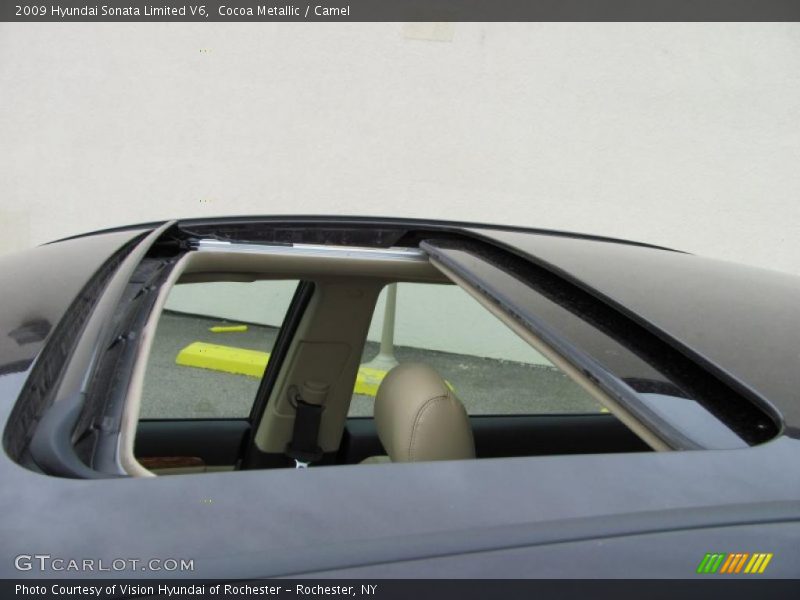 Cocoa Metallic / Camel 2009 Hyundai Sonata Limited V6