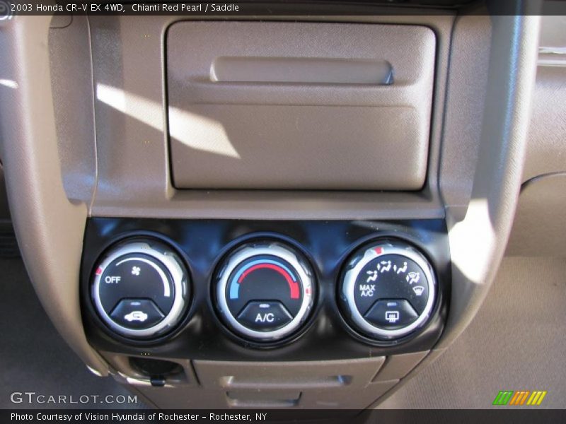 Chianti Red Pearl / Saddle 2003 Honda CR-V EX 4WD