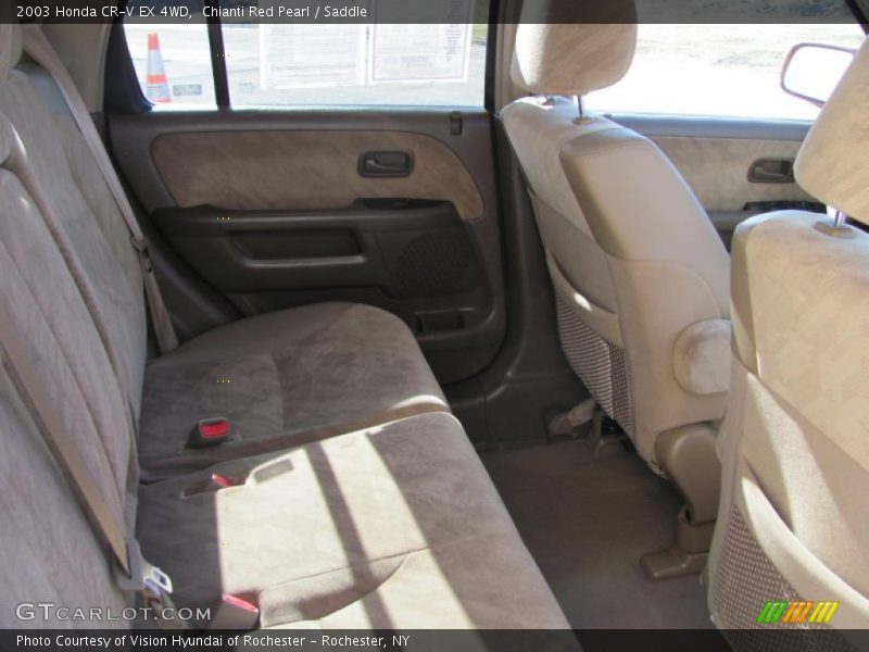 Chianti Red Pearl / Saddle 2003 Honda CR-V EX 4WD