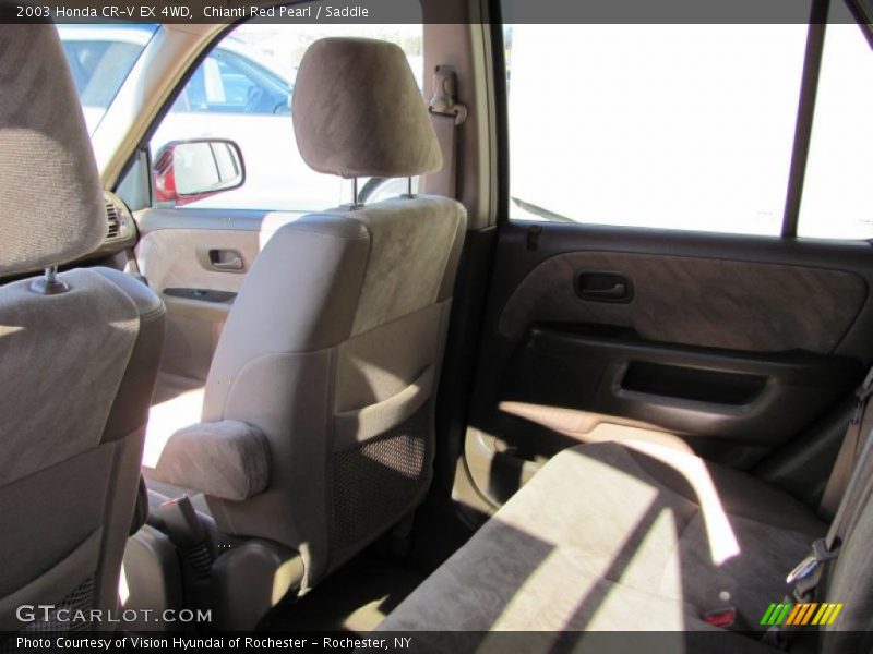 Chianti Red Pearl / Saddle 2003 Honda CR-V EX 4WD